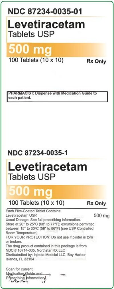Label (Levetiracetam 500 Label)